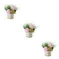 thumbnail image 1 of ZheElen Simulation Flower Set Stunning Floral Display With Minimal Effort Wide Range Pinellia Pink 3Set, 1 of 6