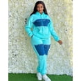 thumbnail image 3 of Hooded Tops and Pants Tracksuit Outfits Sweatsuit Set (XL, RosePink), 3 of 6