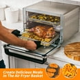 thumbnail image 7 of Air Fryer Basket For Oven, 2 Piece Set Stainless Steel Grill Basket, Non-stick Mesh Basket Set, Air Fryer Tray Wire Rack Roasting Basket, 7 of 7