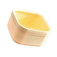 thumbnail image 5 of DOMELAY Mini Trash Can Countertop Desk Trash Bin for Kitchen Bathroom Bedroom Beside Yellow, 5 of 9