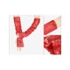 thumbnail image 3 of INSPIRAR CHIC Guantes de brazo sin dedos extra largos con lentejuelas brillantes para fiesta, rojos, talla única, 3 of 5
