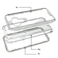 thumbnail image 3 of For Apple iPhone 13 Pro (6.1") Heavy Duty Rugged 3 in 1 Hybrid Shockproof Full Body Bumper [Military Grade] Transparent Protective Cover ,Xpm Phone Case [Clear], 3 of 8