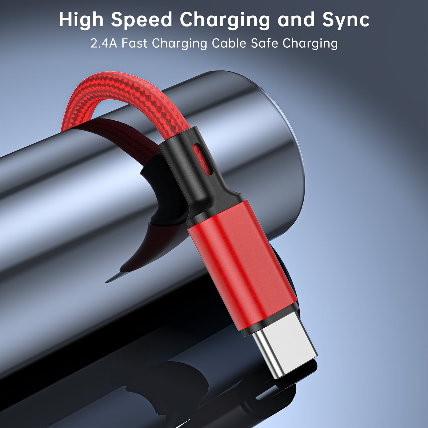 Cshidworld Type-C Charging Cable, 3 pack [6+6+10] Type C to Type C Charger Cord Compatible for Samsung S23, Note 20 Ultra, MacBook Pro, iPad Pro/ Air, iPhone 15/15 Plus/15 Pro Max, Google Pixe