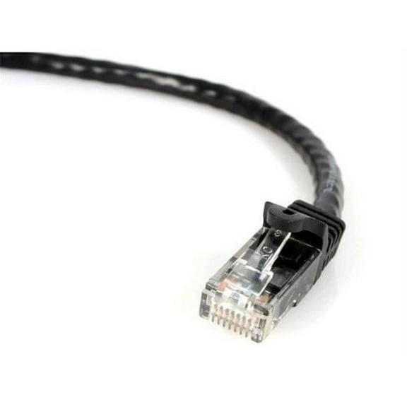 Patch cable RJ-45 M-M 3 ft CAT 6 black