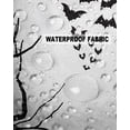 thumbnail image 5 of Pack of 2 Outdoor Pillow Covers, Full Moon Midnight Bat Waterproof Square Throw Pillowcase Cushion Decorative Pillow Covers for Couch Patio Tent, 20x20 in, 5 of 6