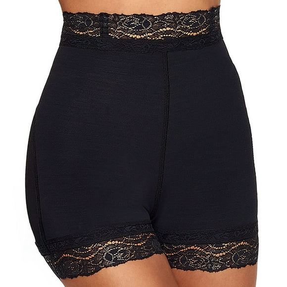 Faja Ilusion para Dama, Varilla Lateral Liso Negro Talla TG