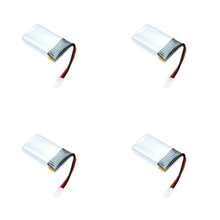 4 x Quantity of Blue Mini Drone Battery 3.7v 360mah 25c LiPo FPV QuadCopter New! FAST SHIP! 360mAh37v - FAST FREE SHIPPING FROM Orlando, Florida USA!