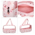 thumbnail image 3 of Bolsas de maquillaje medianas duraderas para mujeres de Unique Bargains, 1 pieza, ideales para vacaciones, camping y actividades al aire libre, color rosa, cuero PU, 3 of 4