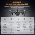 thumbnail image 2 of Mini Drone ZLL K12MAX con motor sin escobillas, cámara HD de 8K,, 2 of 2