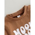 thumbnail image 6 of Baby Boy Summer Clothes Letter T Shirt 6M 12M 18M 24M 3Y Cow Print Retro Boho Jogger Pants Toddlers Country Cowboy Shorts Set, 6 of 10