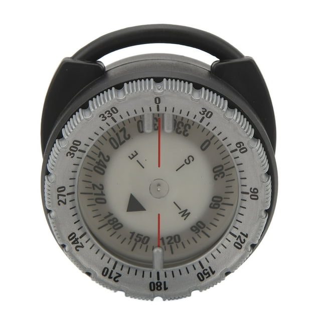 50M Underwater Diving Compass Luminous Magnetic Pipe Clamp Compass Diving Water Sports for Underwater Use
