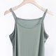 thumbnail image 5 of Camisón largo para mujer, blusa lisa, informal, a la moda, con cuello redondo, regular, sin mangas, 5 of 5