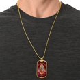 thumbnail image 5 of Nuestra Señora De Guadalupe Luxury Dog Tag Necklace - Graphic Military Dog Tag Necklace (Optional Personalized Engraving), 5 of 5