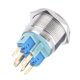 thumbnail image 1 of Interruptor de Botón Pulsador Indicador de Metal de 12V para Controlador de, 1 of 6