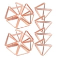 thumbnail image 2 of WORGEOUS 72 Pcs  Triangular Table Card Holders Table Top Thick and Sturdy Photo Holders Mini Business Card Holders Place Cards for Party Anniversary Banquet Holiday Decoration Rose Gold, 2 of 8
