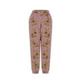 thumbnail image 3 of Women's Cute Bear Plush Pajama Pants Cozy Fuzzy Lounge Pants Soft Fluffy Fall Warm Pjs Bottoms Sleepwear, 3 of 5
