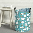 thumbnail image 6 of Susaid Cartoon Funny Goose Print Waterproof Oxford Cloth Storage Circular Laundry Hamper BasketCapacity for Home-Medium, 6 of 6