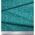 thumbnail image 2 of Soimoi Poly Georgette Fabric Dot,Leaves & Bird Cartoon Decor Fabric Printed Yard 52 Inch Wide, 2 of 3