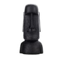 thumbnail image 2 of Easter Island Statue Ahu Ancient Monolith Decoration Accents Moai Head Sculpture for Bedroom Living room and Desktop Ornaments - Black B, 2 of 8