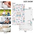 thumbnail image 3 of Dreamtimes Watercolor Rabbits Patterned Hand Towels 2 PCS, Cotton Bath Towel for Drying Face Hands Body Decorative Water Absorbent Lightweight Towels for Bathroom Ktichen Travel Gym,16"x28", 3 of 7