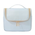 thumbnail image 1 of Bolsa de maquillaje, bolsa de viaje para cosméticos, bolsa de mano portátil para cosméticos para mujer, bolsa de artículos de tocador grande, organizador, 1 of 5