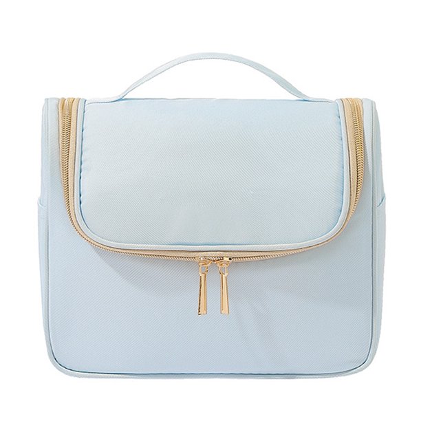 Bolsa de maquillaje, bolsa de viaje para cosméticos, bolsa de mano portátil para cosméticos para mujer, bolsa de artículos de tocador grande, organizador