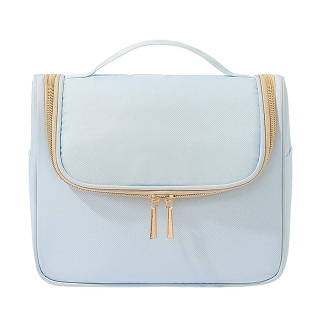 Bolsa de maquillaje, bolsa de viaje para cosméticos, bolsa de mano portátil para cosméticos para mujer, bolsa de artículos de tocador grande, organizador
