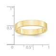 thumbnail image 3 of Auriga 10k Yellow Gold 4mm Lightweight Flat Wedding Band for Women Size- 6.5, 3 of 5