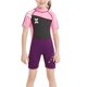 thumbnail image 1 of Soidarity Traje de neopreno para niños Ropa de buceo profesional Mangas cortas protectoras Niños Niñas Ropa de baño para piscina Ropa de playa Deportes acuáticos Negro+Rosa SG Soidarity OD003692-04, 1 of 6