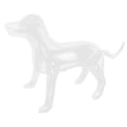 thumbnail image 4 of Raindrops 1Set Inflatable Dog Mannequin PVC Transparent Pet Clothing Display Model for Home Use, 4 of 8