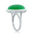thumbnail image 2 of Beaux Bijoux Jade Ring in Silver - Jade Rings for Women - Jade Jewelry for Women - Jade Ring - Green Ring for Women - Jade Ring for Women - Jade Oval Shaped Ring-9, 2 of 7
