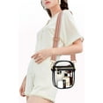 thumbnail image 2 of Clear Crossbody Purse Bag, Clear Bag Stadium Approved with Front Pocket for Concerts Sports Festivals, 2 of 4