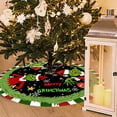 thumbnail image 7 of Christmas Tree Skirt, 36 Inch Red & Green Merry Christmas Tree Skirt Collar, Soft Farmhouse Xmas Holiday Decoration, 7 of 7