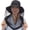 Black, variant on Head Net Hat, Safari Hat Sun Hat Bucket Hat with Hidden Net Mesh 1Pack
