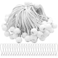 thumbnail image 1 of Juego de 75 cuerdas elásticas tensoras con bolas elásticas elásticas para carpas, tiendas de campaña, pancartas y lonas, 1 of 5