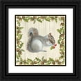 thumbnail image 1 of Ducklow, Patsy 15x15 Black Ornate Wood Framed with Double Matting Museum Art Print Titled - Woodland Critter III, 1 of 4