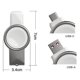 thumbnail image 2 of Cargador portátil para Apple Watch, cargador magnético inalámbrico de viaje para Apple Watch con conector USB A y USB C, 2 of 5