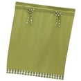 thumbnail image 3 of 1 Curtain Tier Small Window Drape Decor , Green_74x90cm, 3 of 8