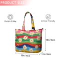 thumbnail image 4 of Pioneer Flower Floral Print Pattern Travel Tote Bags for Women Carry On,Large Weekender Bags for Women Travel,Multi Functional Duffle Bag for Work,Shopping,Sports, 4 of 5