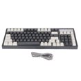 thumbnail image 3 of Wireless Gaming Keyboard, Ergonomic Design 2.4G Wireless Gaming Keyboard 2000mA Battery Floating Keycaps  For Computers L900 Gray White Wireless Keyboard, 3 of 8