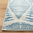 thumbnail image 4 of Safavieh Kenya Lilly Diamond Wool Area Rug, Light Blue/Ivory, 9' x 12', 4 of 12