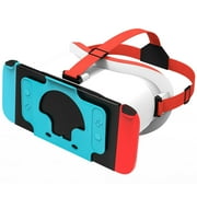 Newest VR Headset for Nintendo Switch & Switch OLED Model, 3D VR Glasses with Adjustable Lens for Virtual Reality Gaming Experience, Switch VR Labo Goggles Headset for Nintendo Switch(Red White)