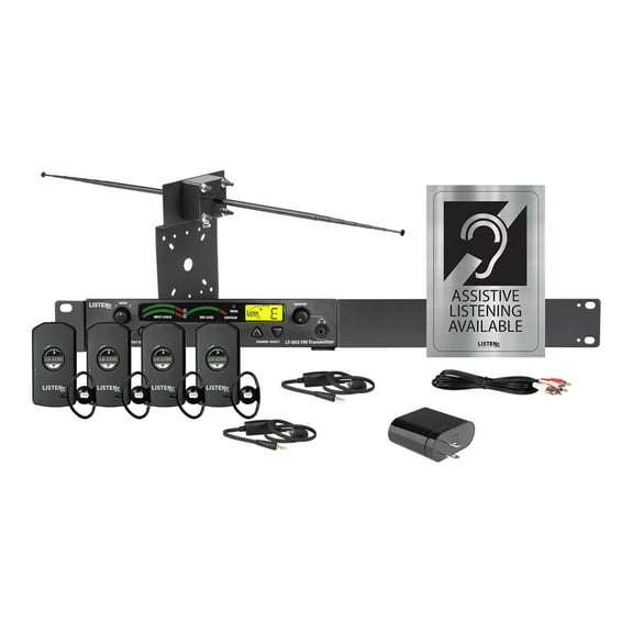 Listen Tech Listen iDSP Essentials Level 2 Stationary RF System (72 MHz)