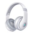 thumbnail image 2 of 2x Auricures Bluetooth Auricures plegables inalámbricos / con cable Graves profundos para viajes Cse en línea PC en casa con micrófono Sunnimix Auriculares plegables, 2 of 8