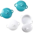 thumbnail image 6 of Bruntmor 8.5oz Oven Safe Mini Cocotte Ceramic Ramekins For Baking, Mini Casserole, 6 of 7