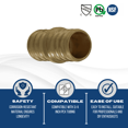 thumbnail image 5 of PEX Pipe Coupling Kit - 3/4" Lead-Free Brass Crimp Fittings (20-Pack), Heavy Duty Plumbing Connectors for Water Supply Systems, 5 of 7