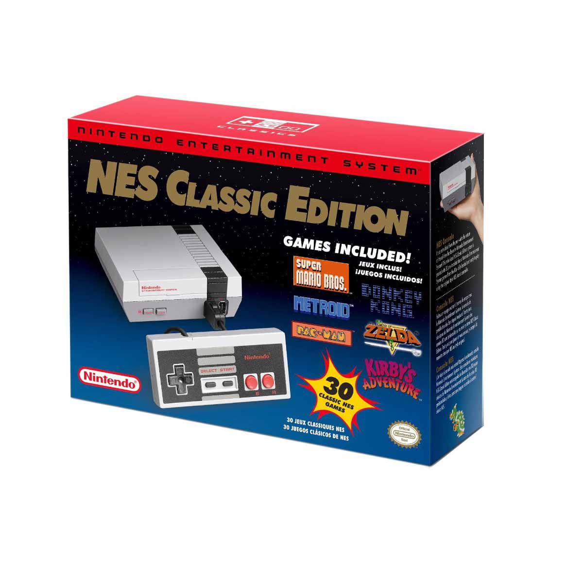 Seks overførsel beløb Nintendo Entertainment System: NES Classic Edition with 30 Pre-Loaded Games  - Walmart.com
