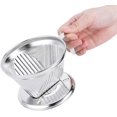 thumbnail image 4 of Pouring coffee dripper cone filter cup coffee machine accessories, suitable for home office use, 4 of 7