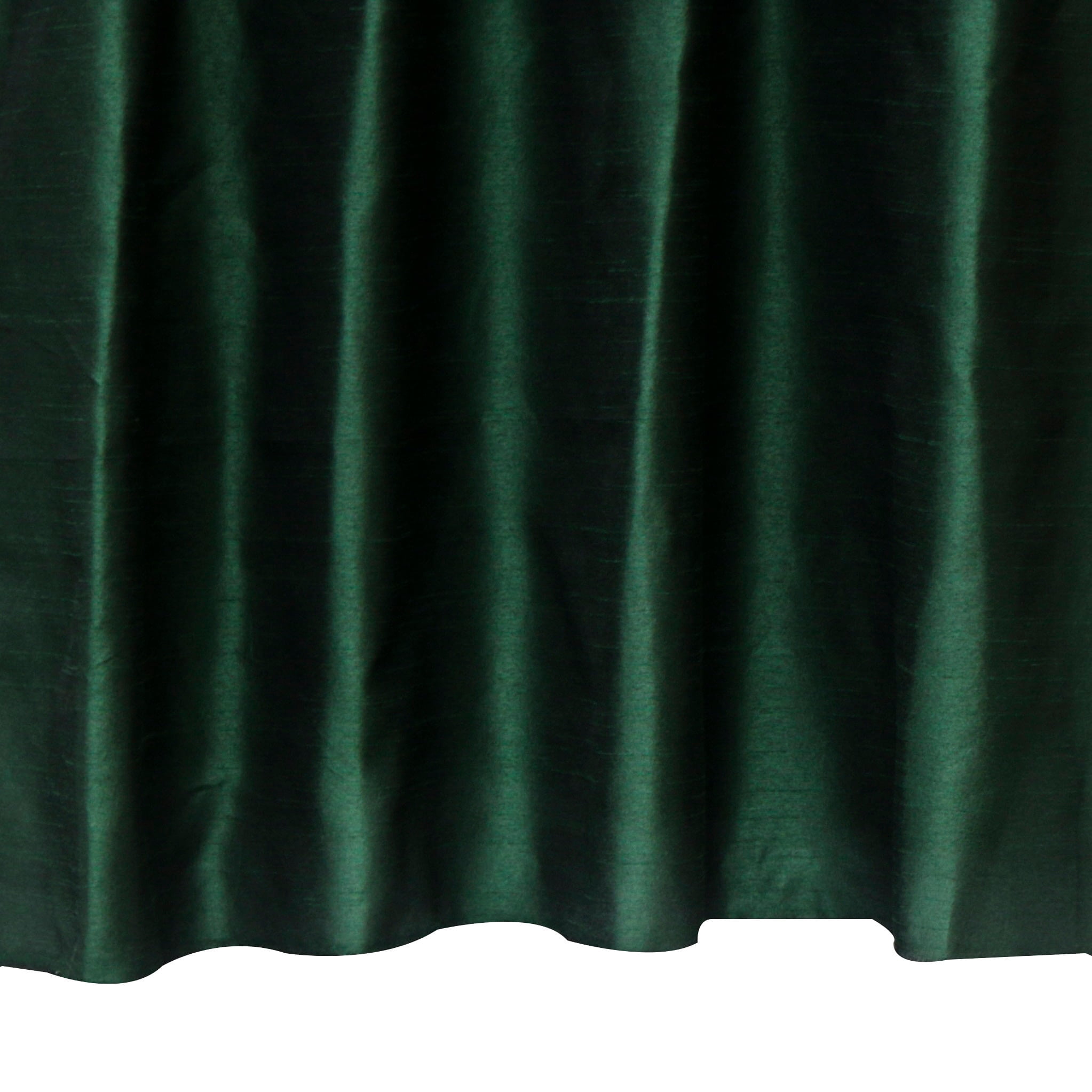 Fabric Mart Direct Silk Fabrics By The Yard, Bottle Green Silk Fabric, Faux Dupioni Silk Fabric 5 Continuous Yards Green Silk Fabric Bottle Green Faux Silk Fabric, 42" width Faux Silk Fabric by Yard
