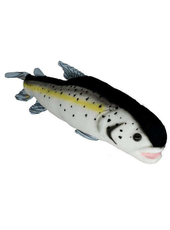 Atlantic Salmon, Fish, Realistic, Lifelike, Stuffed, Soft, Toy, Educational, Animal, Kids, Gift, Very Nice Plush Animal 17" F4335 BB11